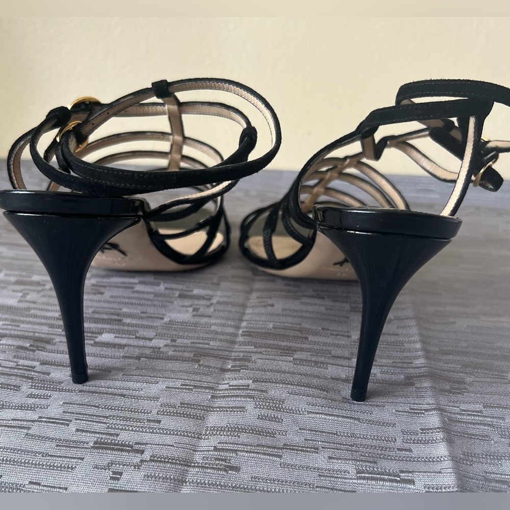 Paul Andrew “Herringbone” 75 Suede Heels - Picture 8 of 9